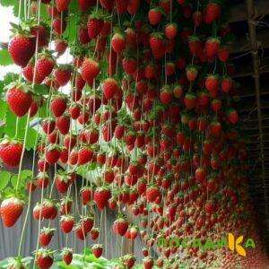 Клубника ампельная Анастасия купить по цене от 370р. в интернет-магазине «Посадика» с доставкой почтой в в Бронницые и по всей России – [изображение №1].